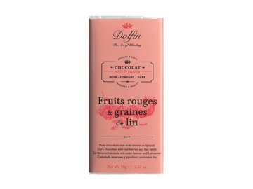 Dolfin - čokol.hořká s red berries 70g